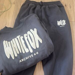 White fox sweat outfit